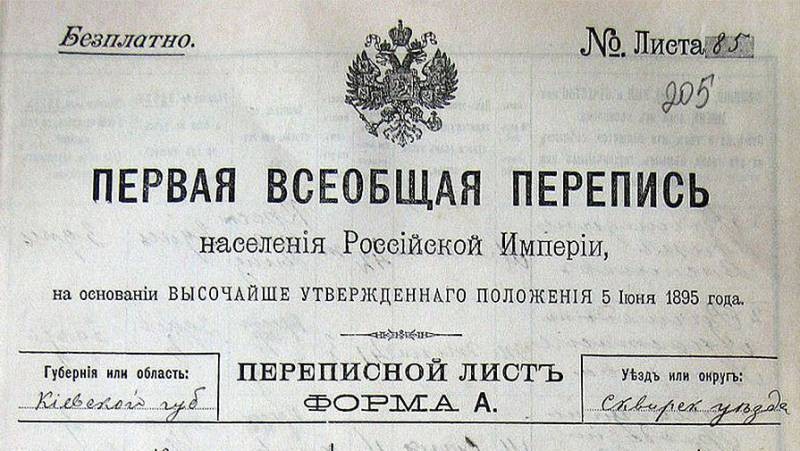 История самой первой переписи населения в Российской империи