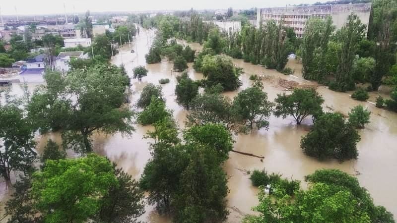 В Крыму из-за потопа эвакуировали почти две тысячи человек