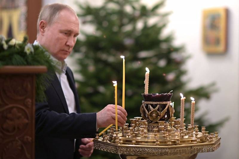 Поздравления Путина с Рождеством 2022, что сказал россиянам