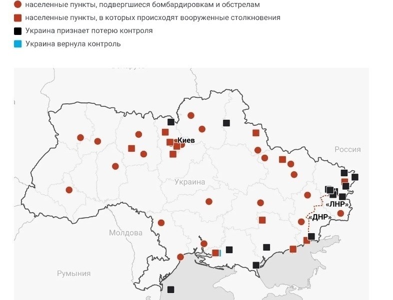 Появились свежие данные о текущей обстановке на Украине