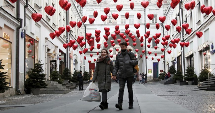 Куда сходить влюблённым в Москве на День святого Валентина 14 февраля 2023 года