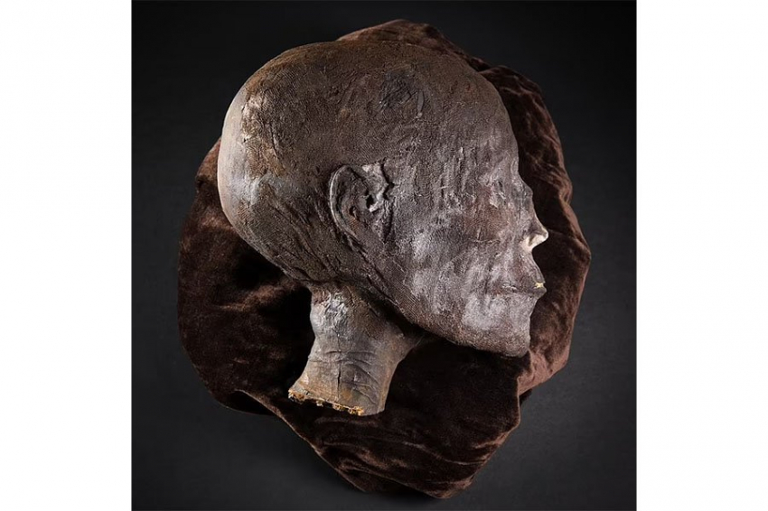 В Британии выставлена на продажу редкая мумифицированная древнеегипетская голова возрастом 2800 лет 