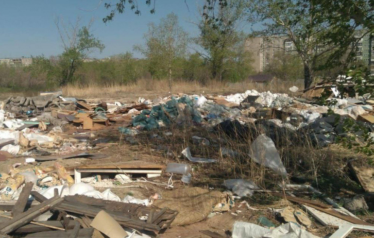 Большую незаконную свалку ликвидировали возле популярного парка в Челябинске