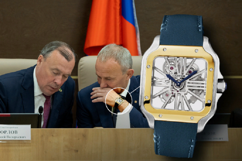 На руке свердловского вице-губернатора Олега Чемезова заметили часы за 4 миллиона