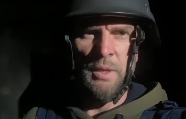 Военкор Трушнин нашел под своей дверью пентаграмму со свиной головой