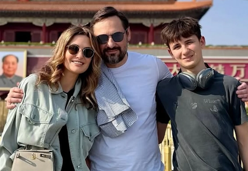 Снежана Георгиева с мужем и сыном отдыхает в Китае