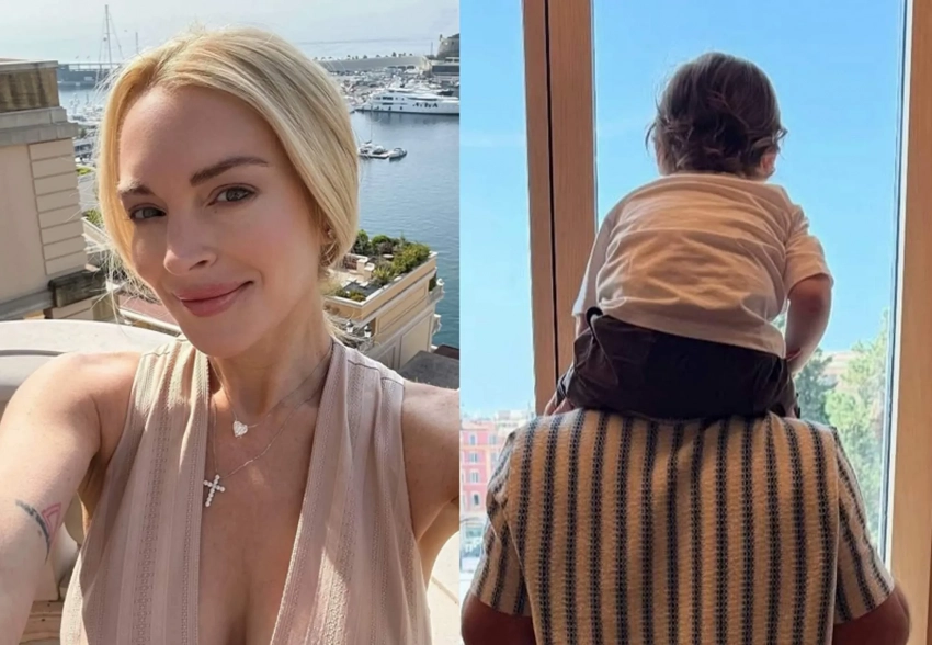 Линдси Лохан показала новые семейные фото на фоне слухов о пластике