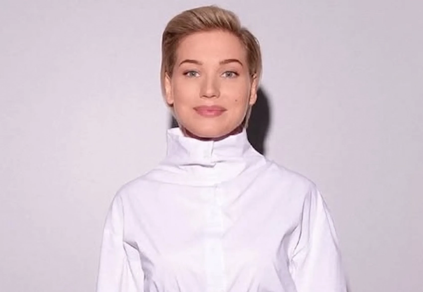 Кристина Асмус, Александр Рогов, Юлия Коваль на открытии бутика в Москве