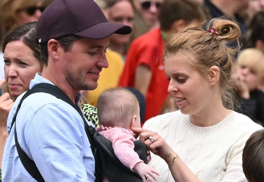 Принцесса Беатрис с мужем впервые появились на публике с младшей дочерью