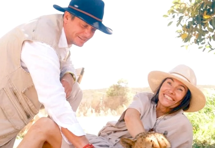 Оксана Робски показала редкое фото с шестым мужем