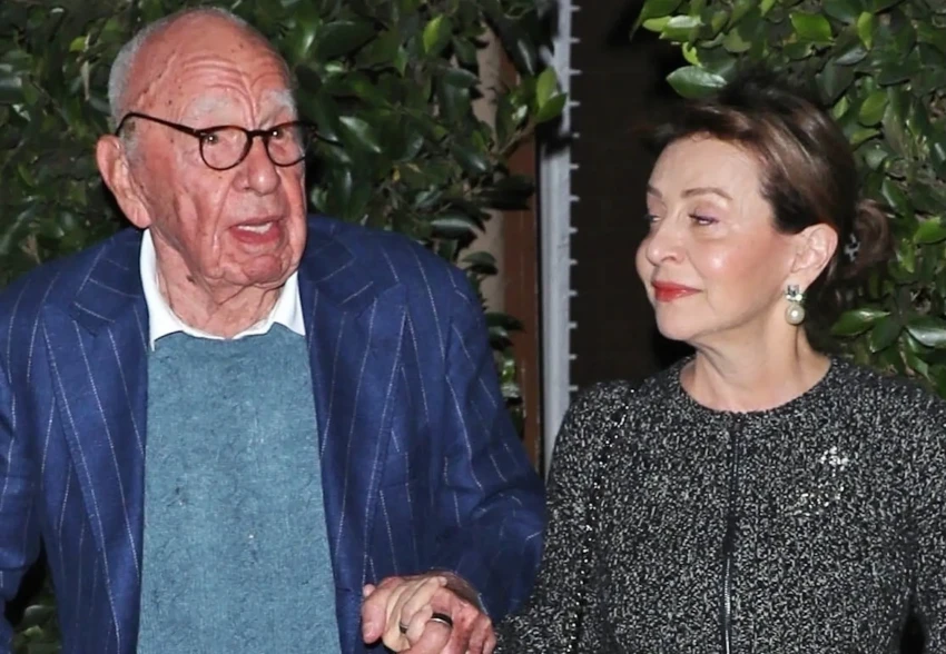 Мать Даши Жуковой с 94-летним мужем-миллиардером Рупертом Мёрдоком засняли на свидании