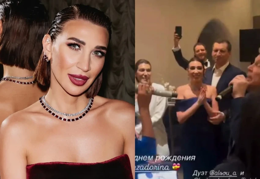 С мужем, "экс-зятем Путина", Алсу и Ксенией Собчак: дизайнер Анастасия Задорина отметила 37-летие