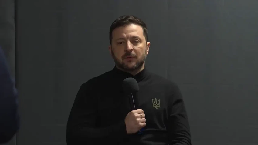 Зеленский: Мы готовы отойти с Донбасса, если Россия отойдёт на то же расстояние