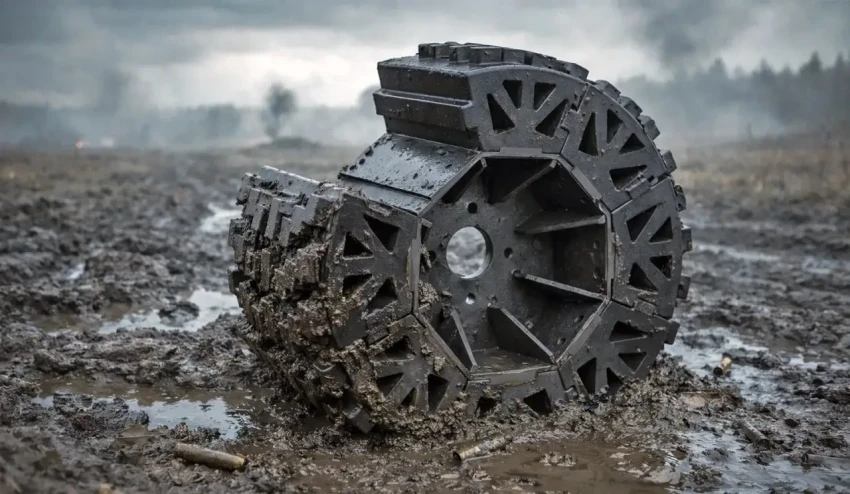 ВСУ начали получать сегментированные колёса для боевых машин