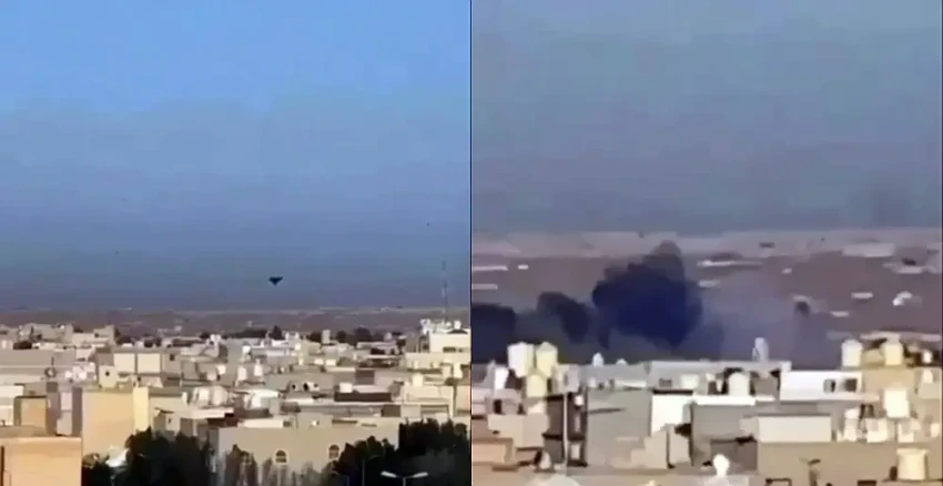 В небе над Кувейтом сбит самолёт F-15 ВВС США — показано видео крушения