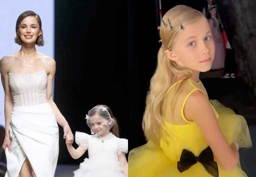 Внучка Светланы и Фёдора Бондарчук, дети Виктории Дайнеко, Ирины Зарьковой и Алексы вышли на подиум на Неделе моды в Москве